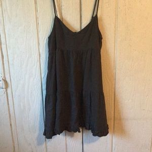 Grey baby doll dress